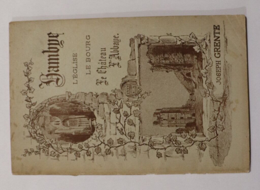 brochure ancienne présentant l'abbaye de Hambye par Joseph Grente